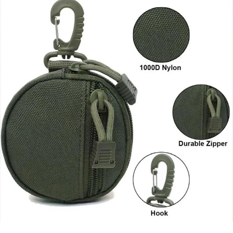 전술 지갑 포켓 군사 액세서리 가방, 휴대용 미니 머니 동전 파우치 키 홀더, 사냥 캠핑용 허리 가방, 1000D